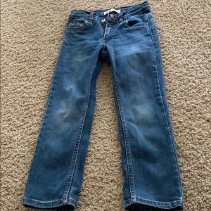 Size 5 like new boys Levi jeans 511 slim